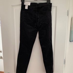 NWT Loft Outlet  Black Corduroy pants high waist